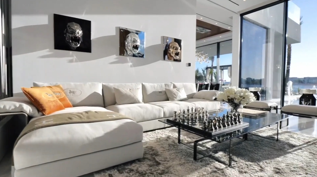 92 Interior Design Photos vs. ONE100, Palm Jumeirah Dubai Luxury Beach Mansion Tour