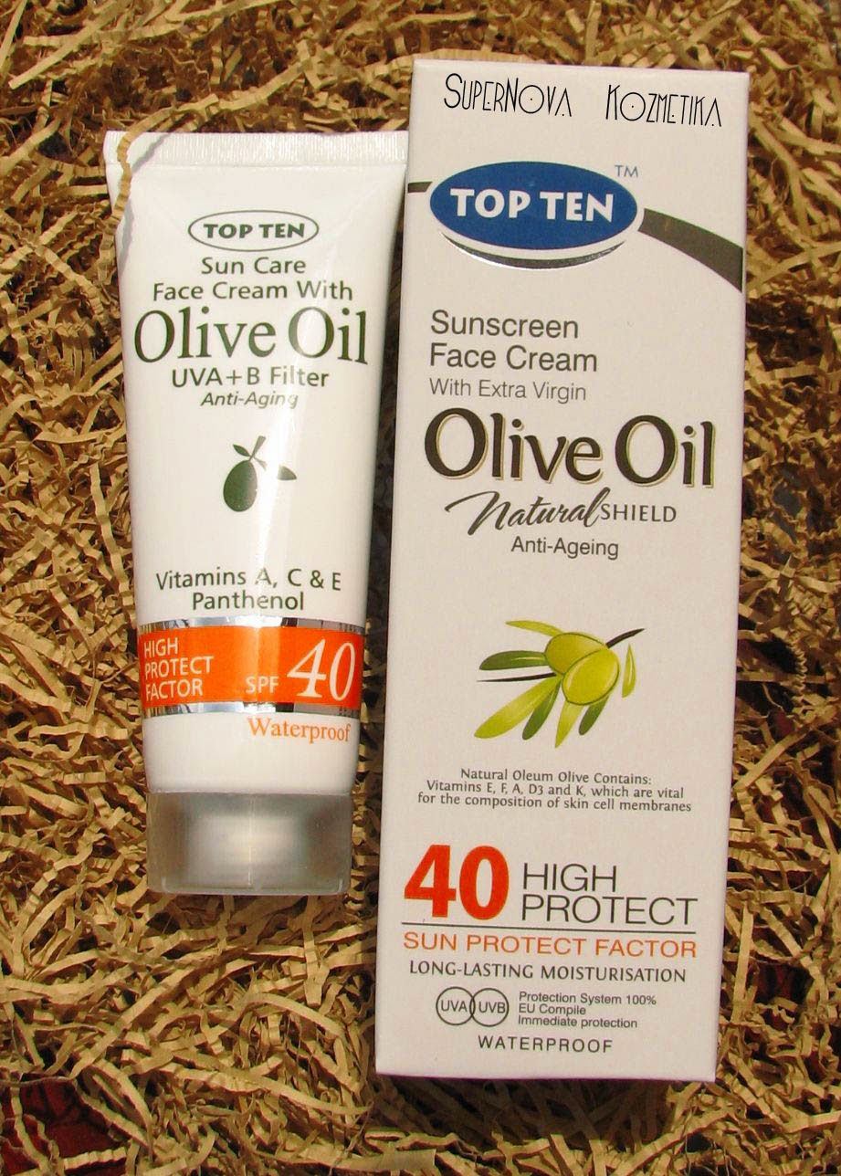 olive oil sunscreen