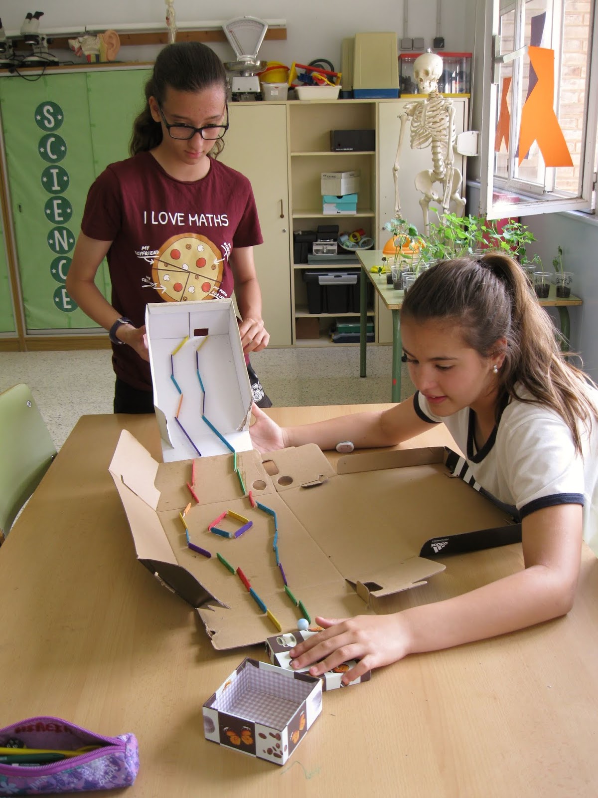 Ignasi Peraire Science Blog Inclined Planes Marble Run Game (6th Grade)