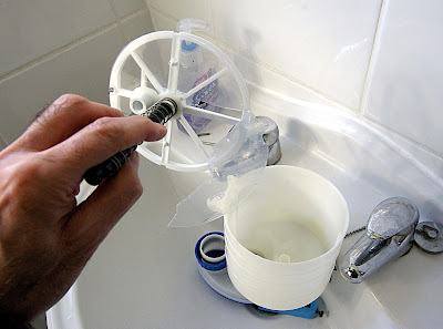 cistern flush syphon diaphragm bog repair