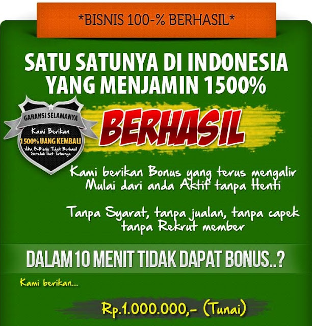 1 Juta Gratis Khusus Hari Ini, Daftar Rp.50rb, Bisnis 100% Berhasil, MLM Baju Muslim
