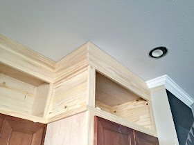 building cabinets to ceiling