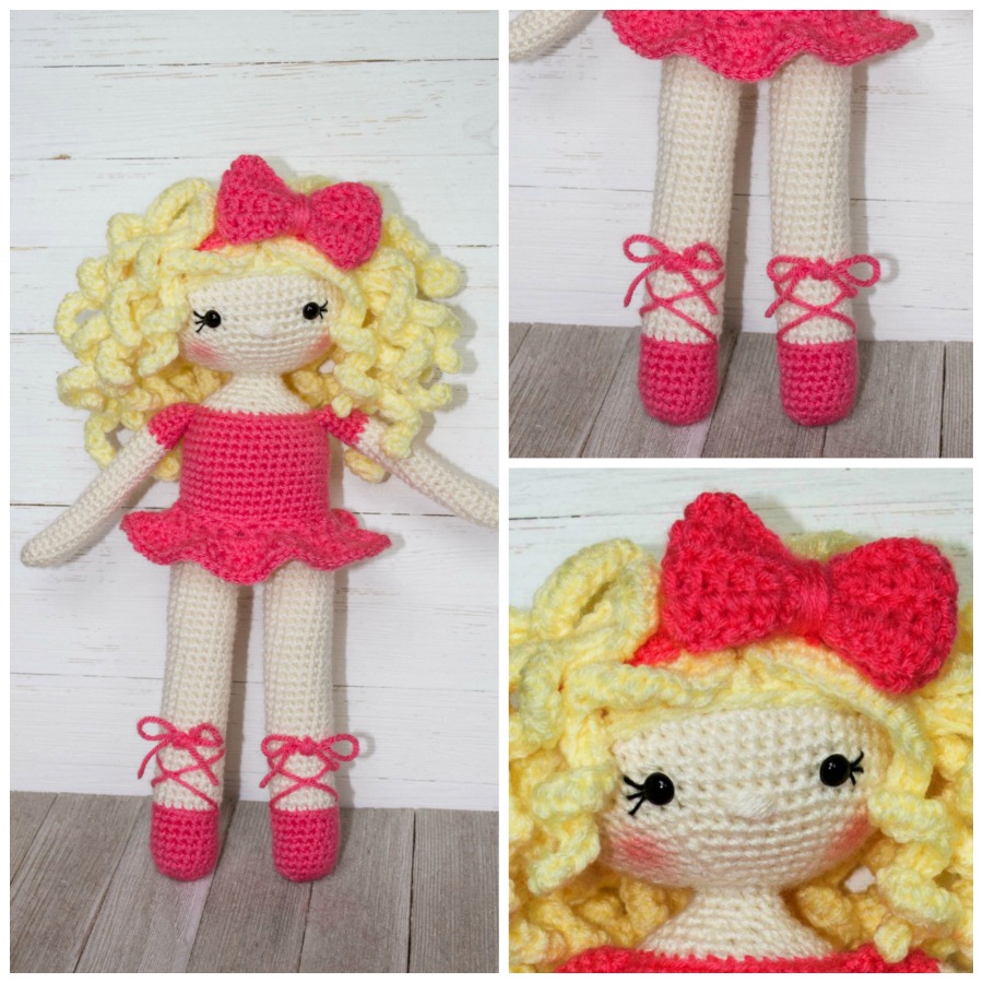 amigurumi ballerina doll