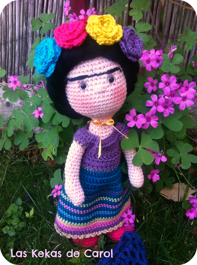 Frida Kahlo a crochet. Las Kekas de Carol