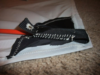how to sew a rokkaku kite, brace, corner, nylon, fiberglass pole, rod
