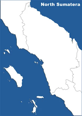 image: North Sumatera blank map