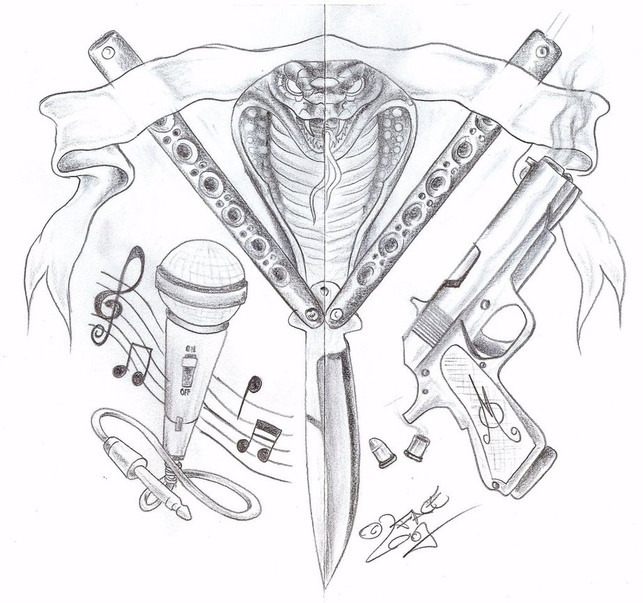 hannikate: shooter gun tattoos designs