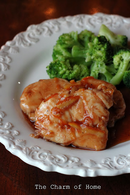 Slow Cooker Orange Chicken, The Charm of Home