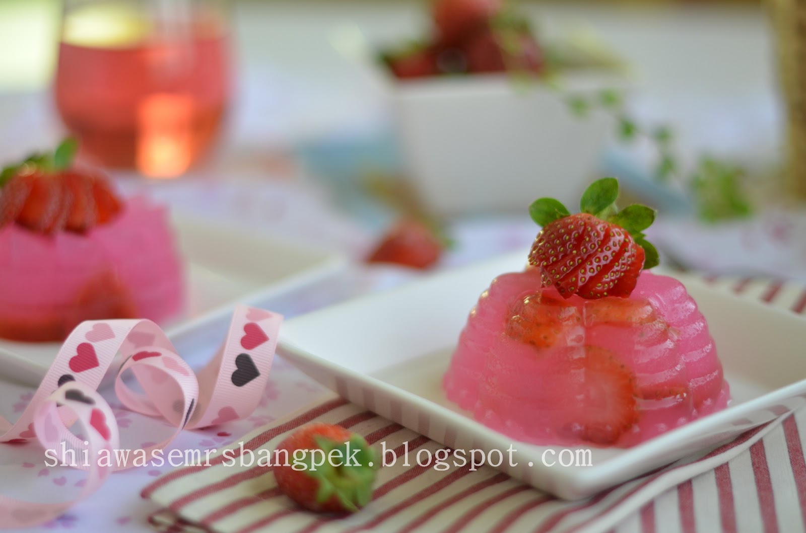  ShiawaseMrsBangpek Strawberry Konnyaku Jelly