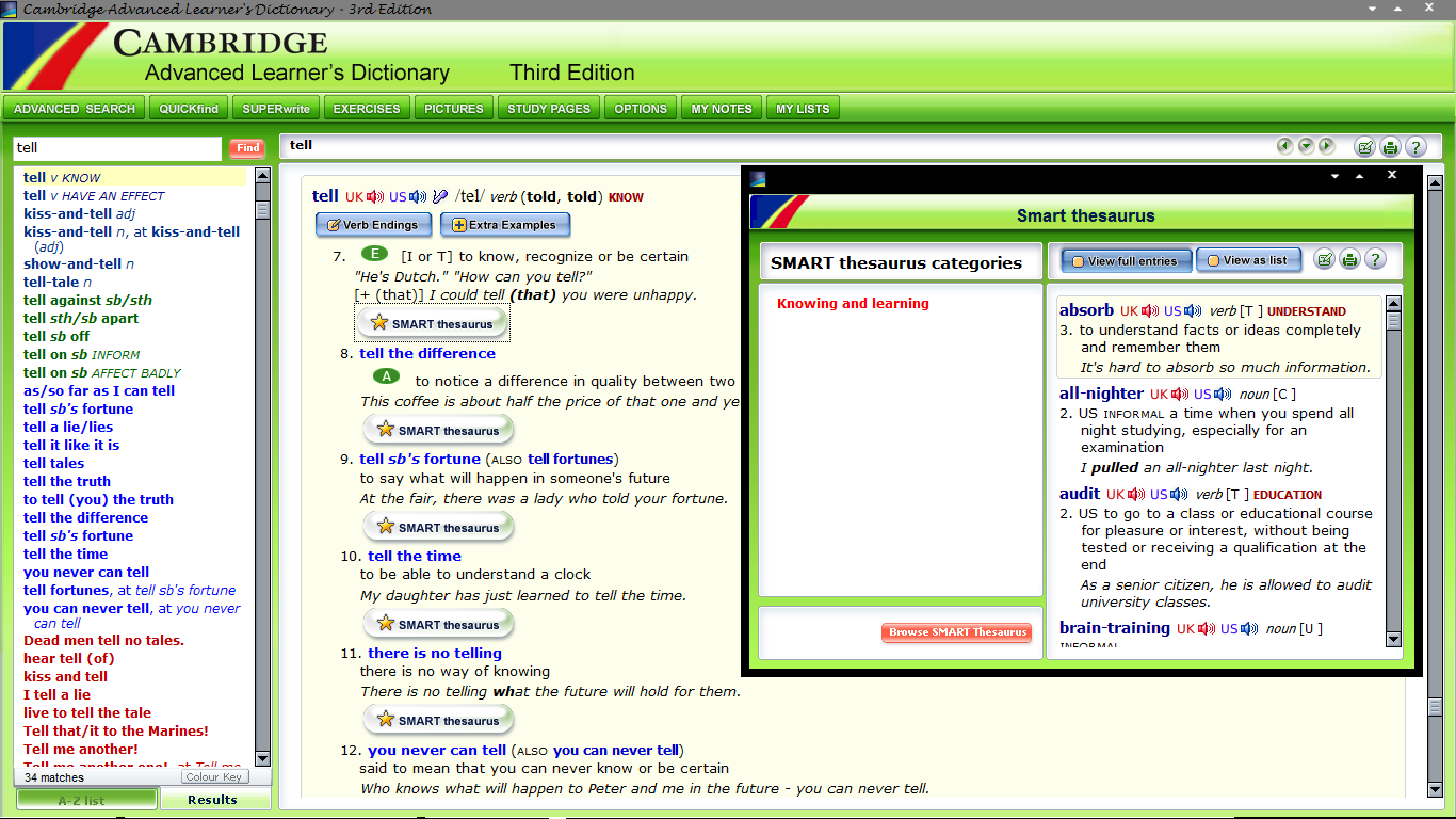 Nurul Jannah Cambridge Advanced Learners’ Dictionary (CALD)