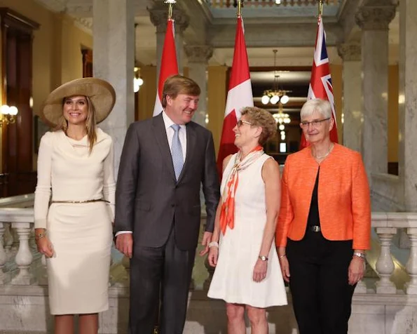 Kathleen Wynne King Willem-Alexander and Her Majesty Queen Maxima of the Netherlands to Ontario