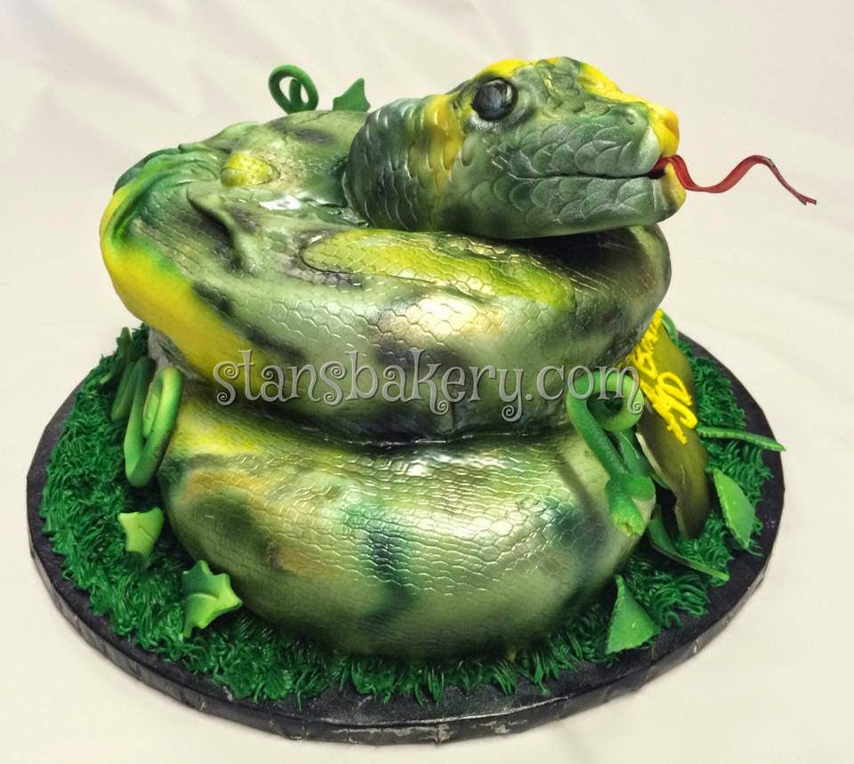 Leslie's Cool Cakes from Stan's Northfield Bakery Snake Cake