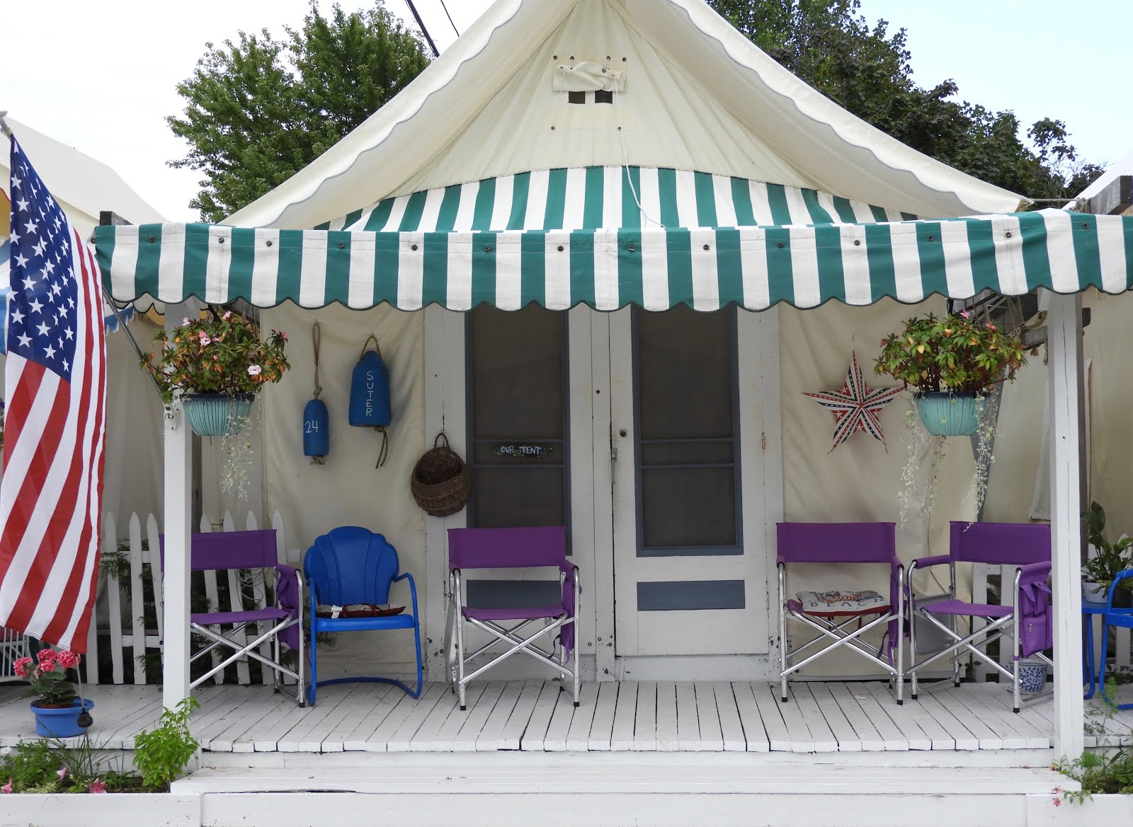 It's All About Purple Ocean Grove Tent City