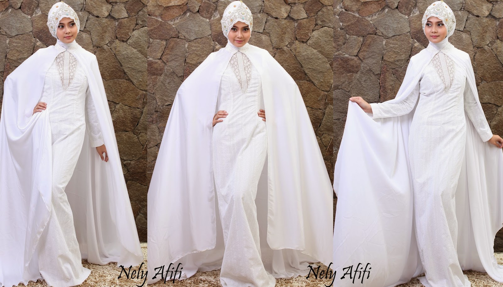 Nely Afifi Fashion Designer Gaun Pengantin Muslimah 