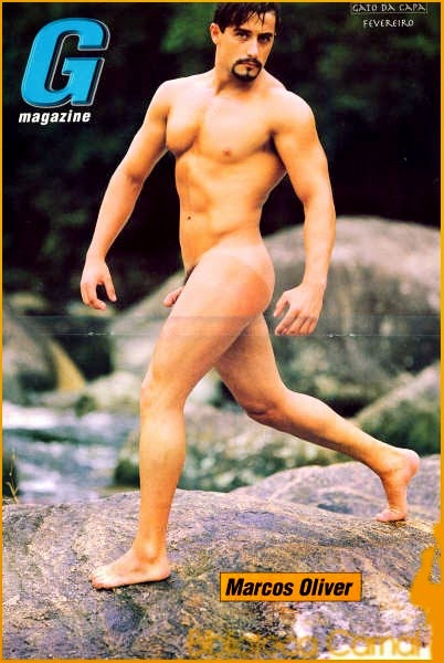 Marcos Oliver pelado G Magazine A Fazenda
