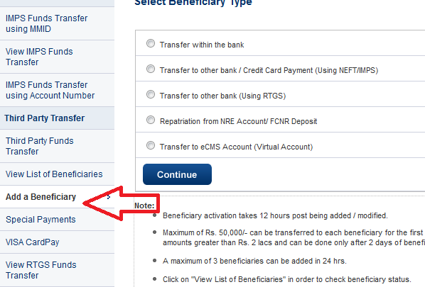 how to delete hdfc netbanking account