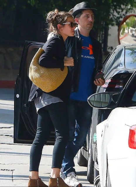 Charlotte Casiraghi and Gad Elmaleh the photographed together on February 20th, 2015 in Hollywood, Los Angeles