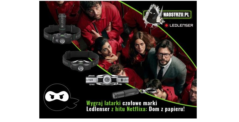Wygraj latarkę czołową Ledlenser MH8 + Latarkę czołową Ledlenser MH4 + Latarkę Ledlenser z serii K. Konkurs