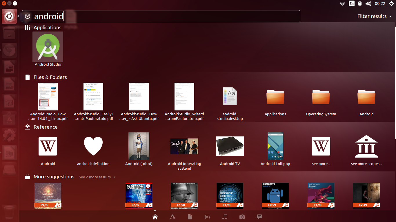 create desktop shortcut android studio ubuntu
