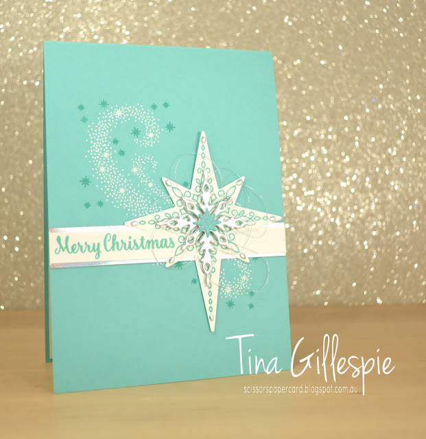 scissorspapercard, Stampin' Up!, Art With Heart, Colour Creations, Star Of Light, Starlight Thinlits