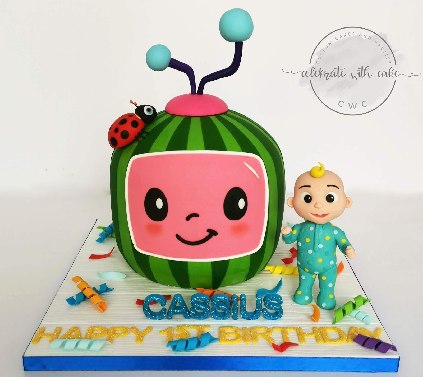 Celebrate With Cake 3d Sculpted Cocomelon With Boy Cake