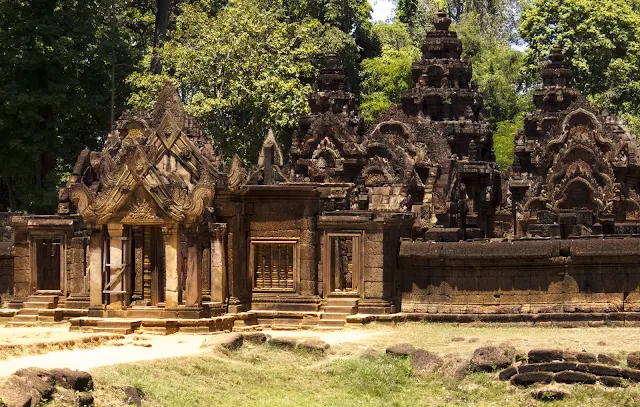 Banteay Srei temple in Angkor Cambodia