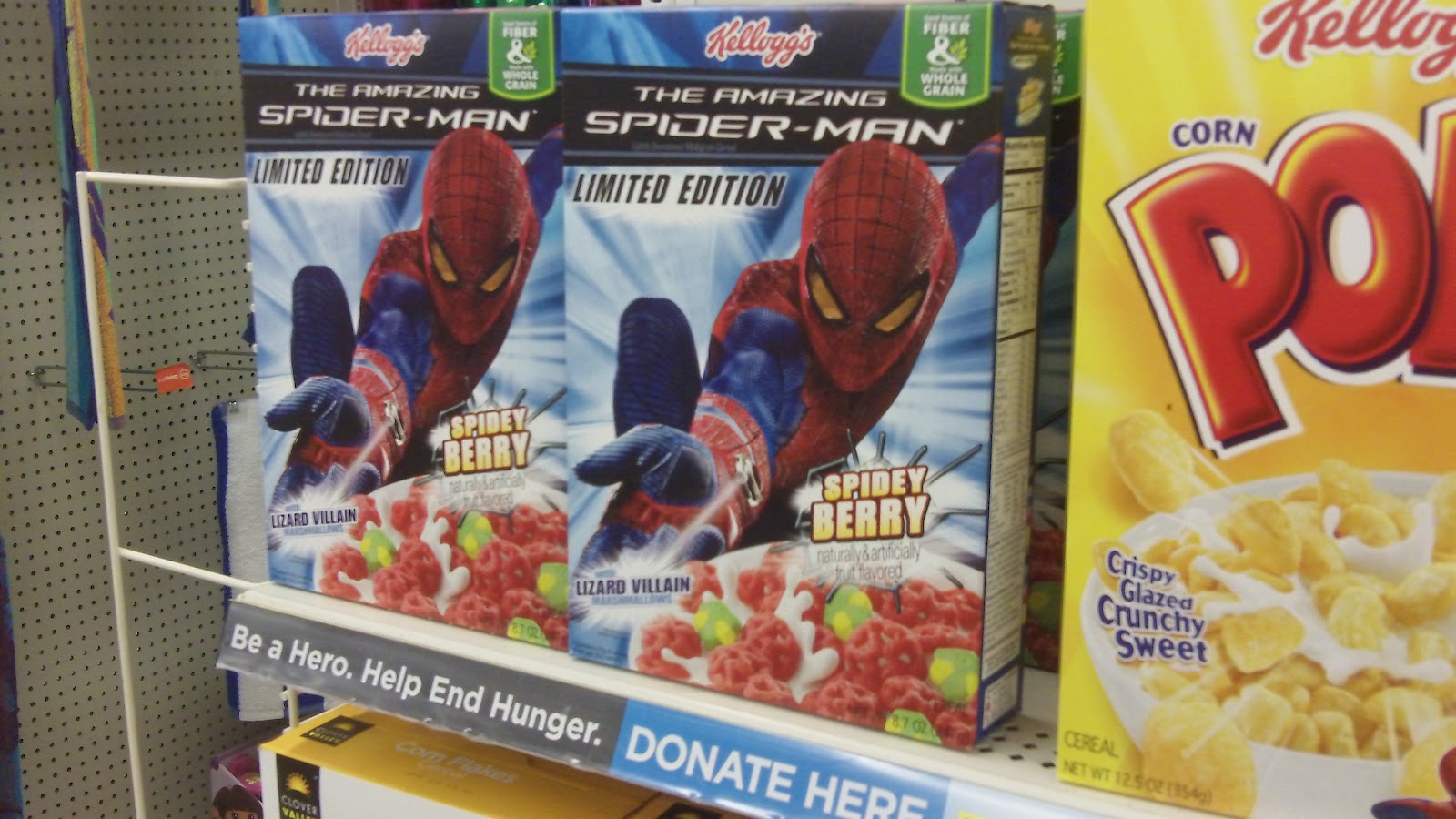The Amazing Spider-Man Cereal! ~ THE INTERNET IS IN AMERICA