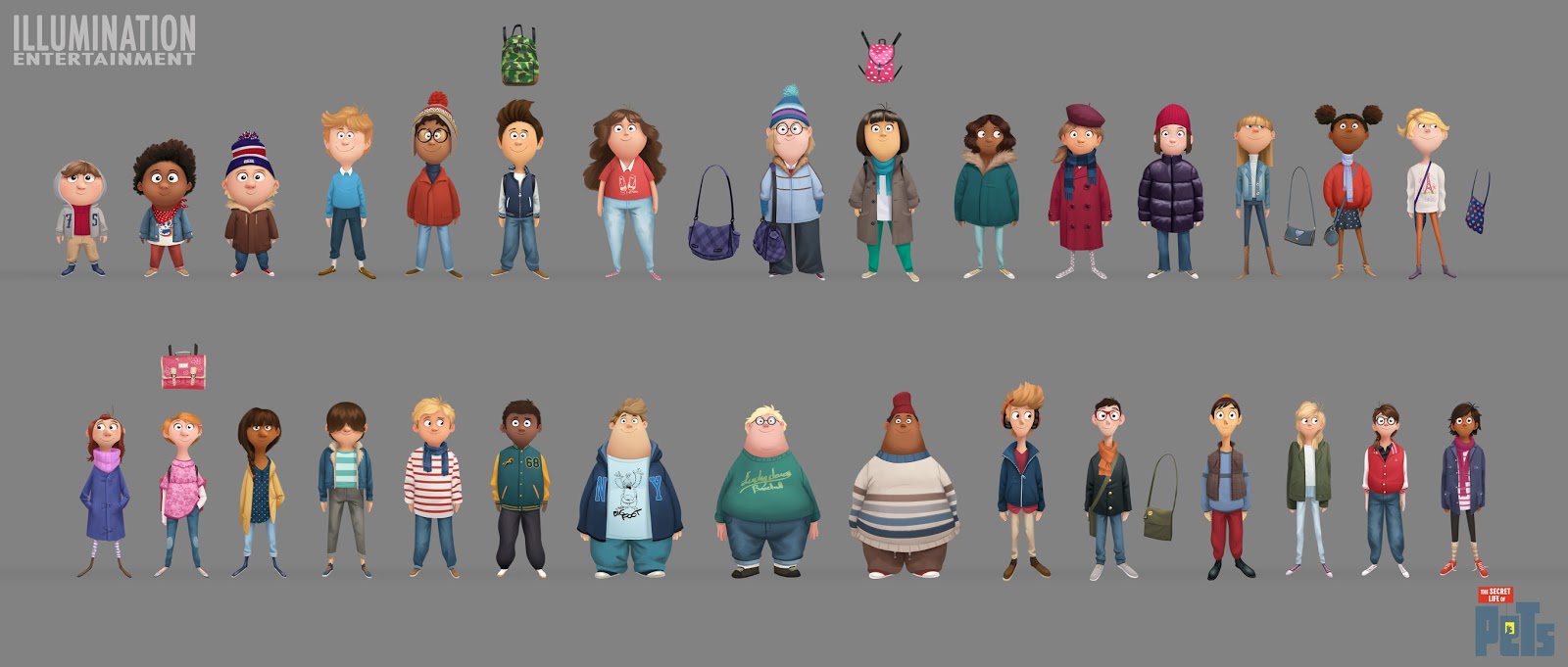 Ludo Gavillet portfolio The Secret Life of Pets humans