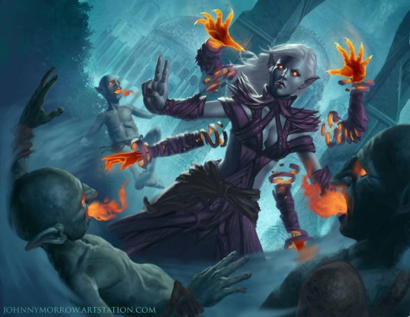 As ilustrações de fantasia, terror e quadrinhos de Johnny Morrow Johnny Morrow deviantart artstation ilustrações arte fantasia terror games fan-arts comics
