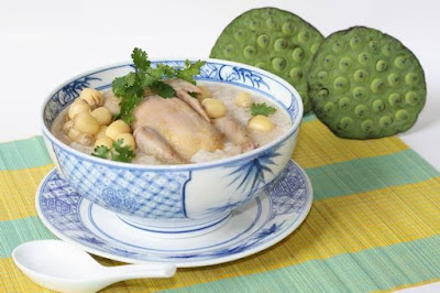 Cháo bồ câu hạt sen là món ăn tăng cân nhanh Cháo bồ câu hạt sen là món ăn tăng cân nhanh