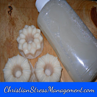 natural solid and liquid castile soap