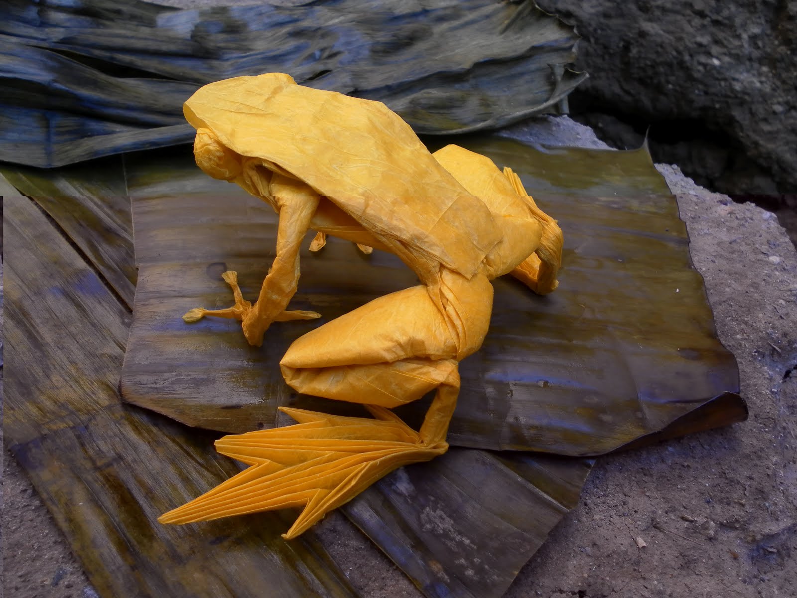 MarianoMi mundo el Origami Poison Dart Frog