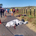Motociclista morre após colidir contra três carros em Lagoa da Canoa