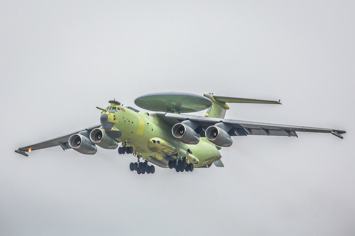 Military and Commercial Technology Russian AEW aircraft A100 made its
