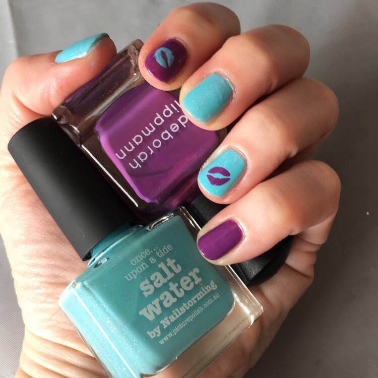 The Beauty of Life Just Kiss Me Nail Art Featuring Picture Polish