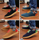 Multicolor Casual Shoes Canvas Sneakers For Men