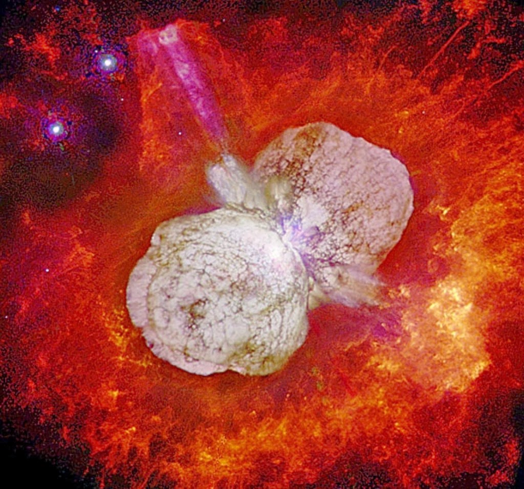 Eta Carinae, a supergiant star in the Carina Nebula