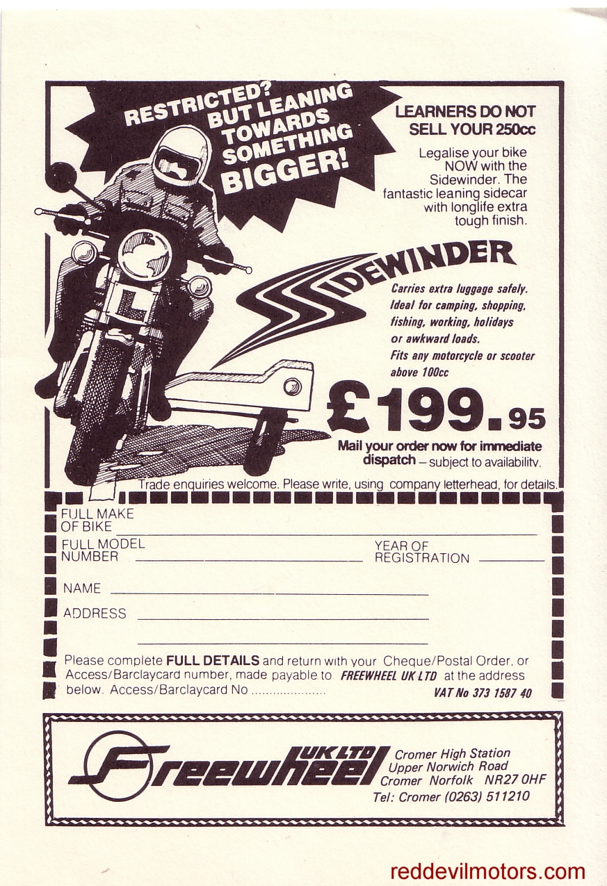 Tales From The Road Bike Show Bites The Sidewinder