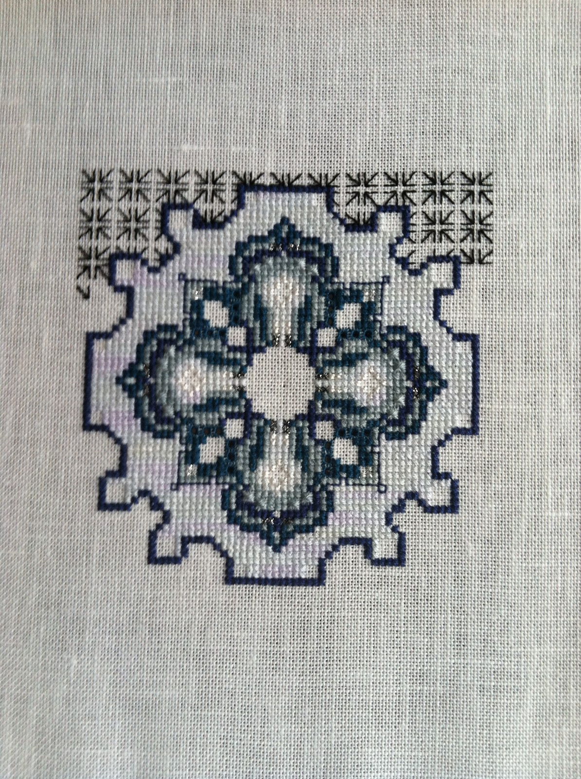 Yellow Flower Meadow Chatelaine WIPs