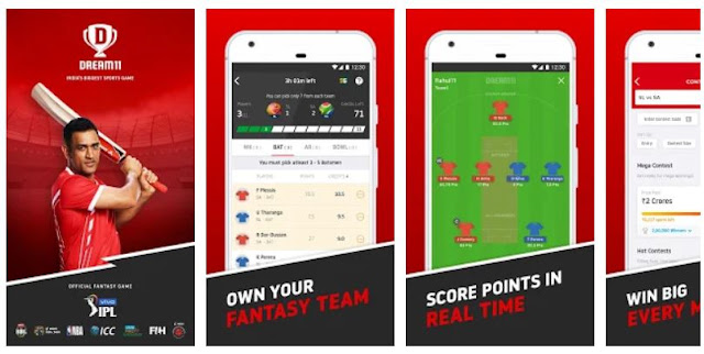 Download & Install Dream11 Vivo IPL Official Partner (Fantasy Sports) Mobile App