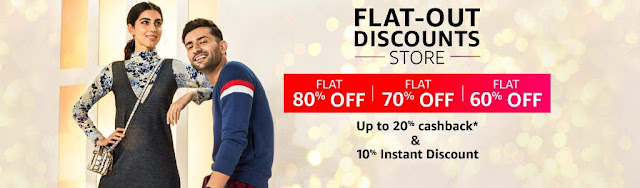 Flat out Discount and Cashback offers