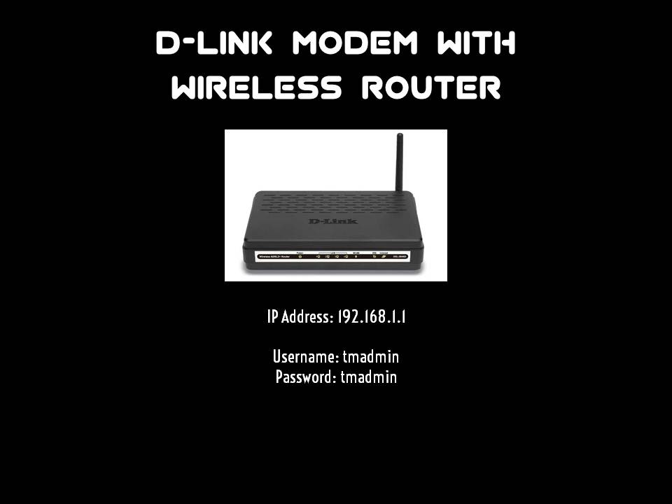 Username & Password Modem Bijak Komputer