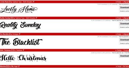 100 Jenis Font Bagus dan Terbaik untuk Desain Grafis Banner dan