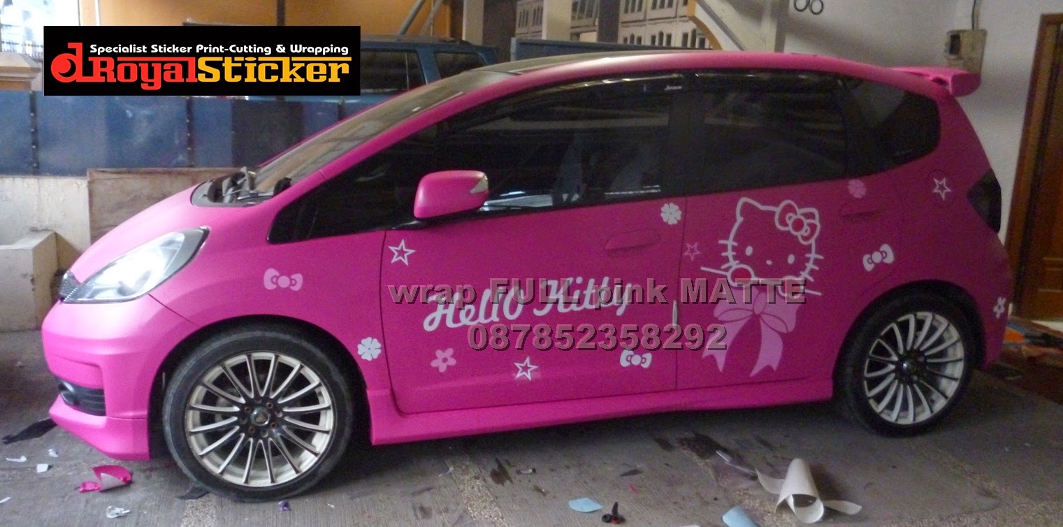 Gambar Modifikasi Mobil Brio Hello Kitty Sobat Modifikasi