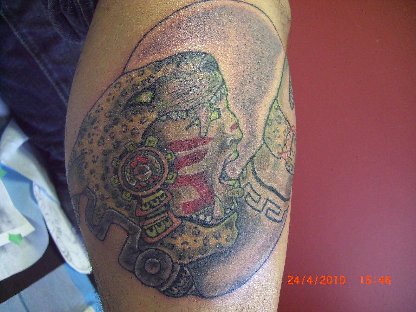 TattoO AztecA Guerrero JAGUAR....venga banda!!!