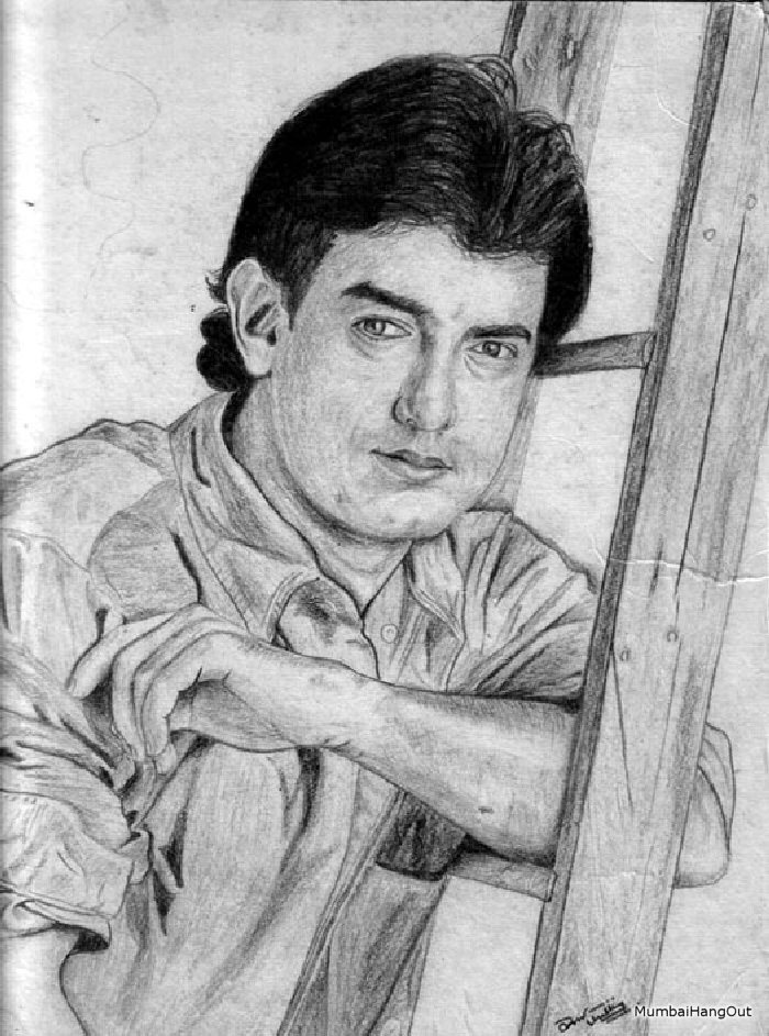 New Wallpaper Lovely Pencil Sketch Of Bollywood Actor & Actress