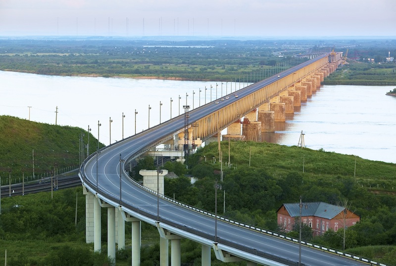 Хабаровск амурский мост