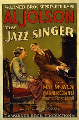 Affiche du film "Le chanteur de jazz ( The jazz singer) Source Wikimedia Commons