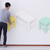 "De-Dimension" muebles del 2D al 3D por Jongh Choi