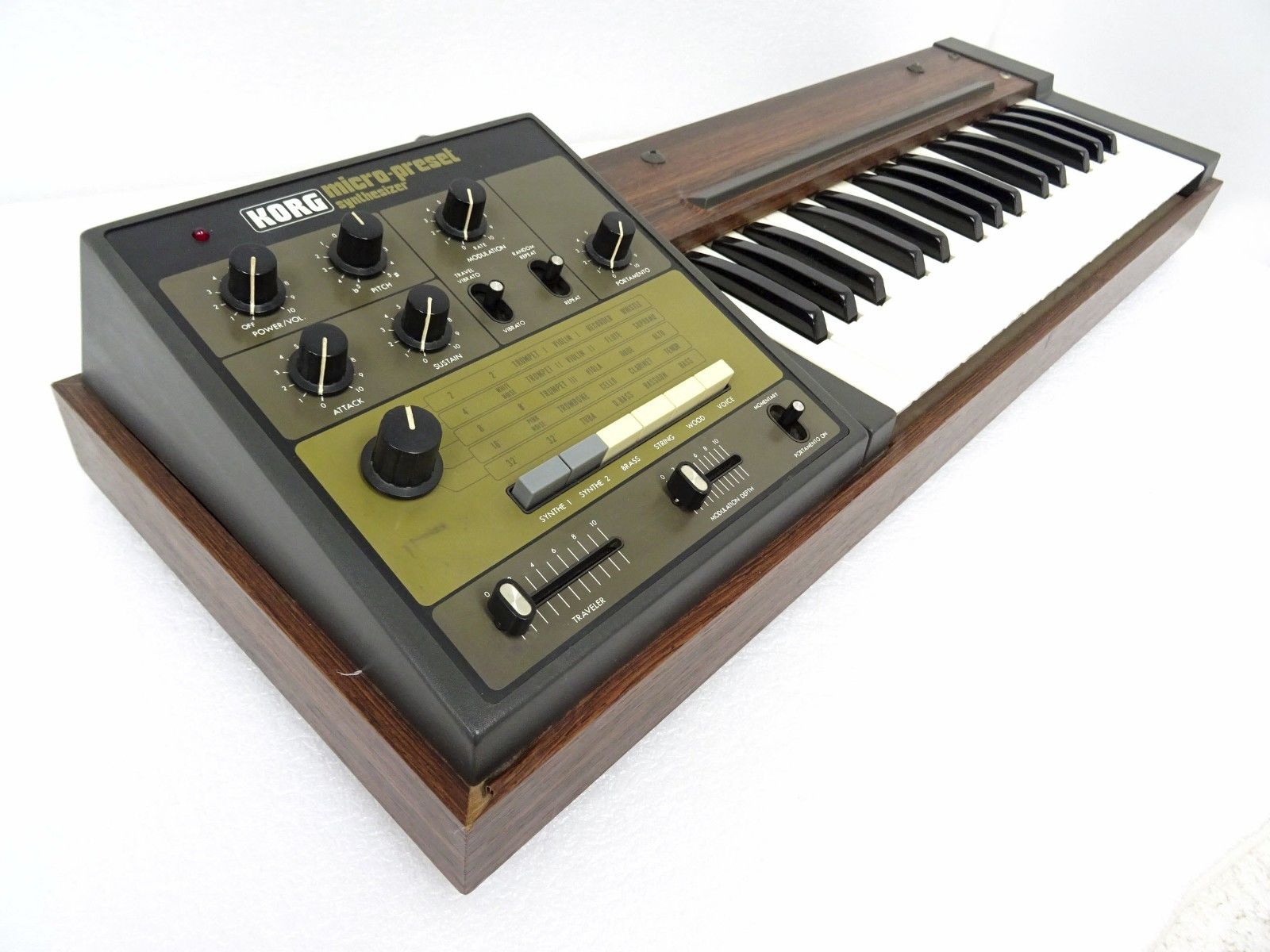 MATRIXSYNTH M500SP MicroPreset Vintage Analog Synth M500 with Speaker SN 781345